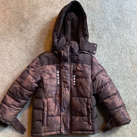 Diesel Kids winter coat - camo - Picture 1 of 9